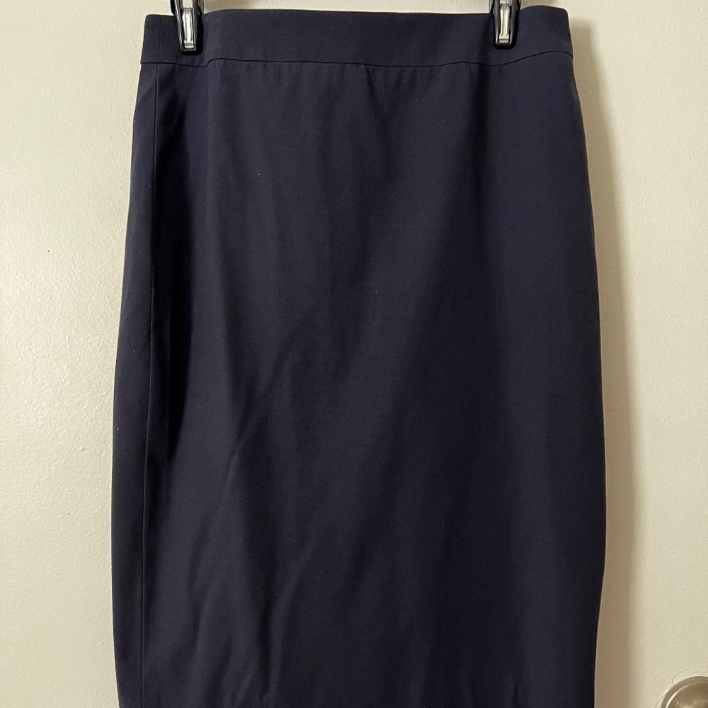 American Airlines uniform navy blue pencil skirt size 2